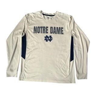 Colosseum Athletics Notre Dame Long Sleeve Shirt size Large